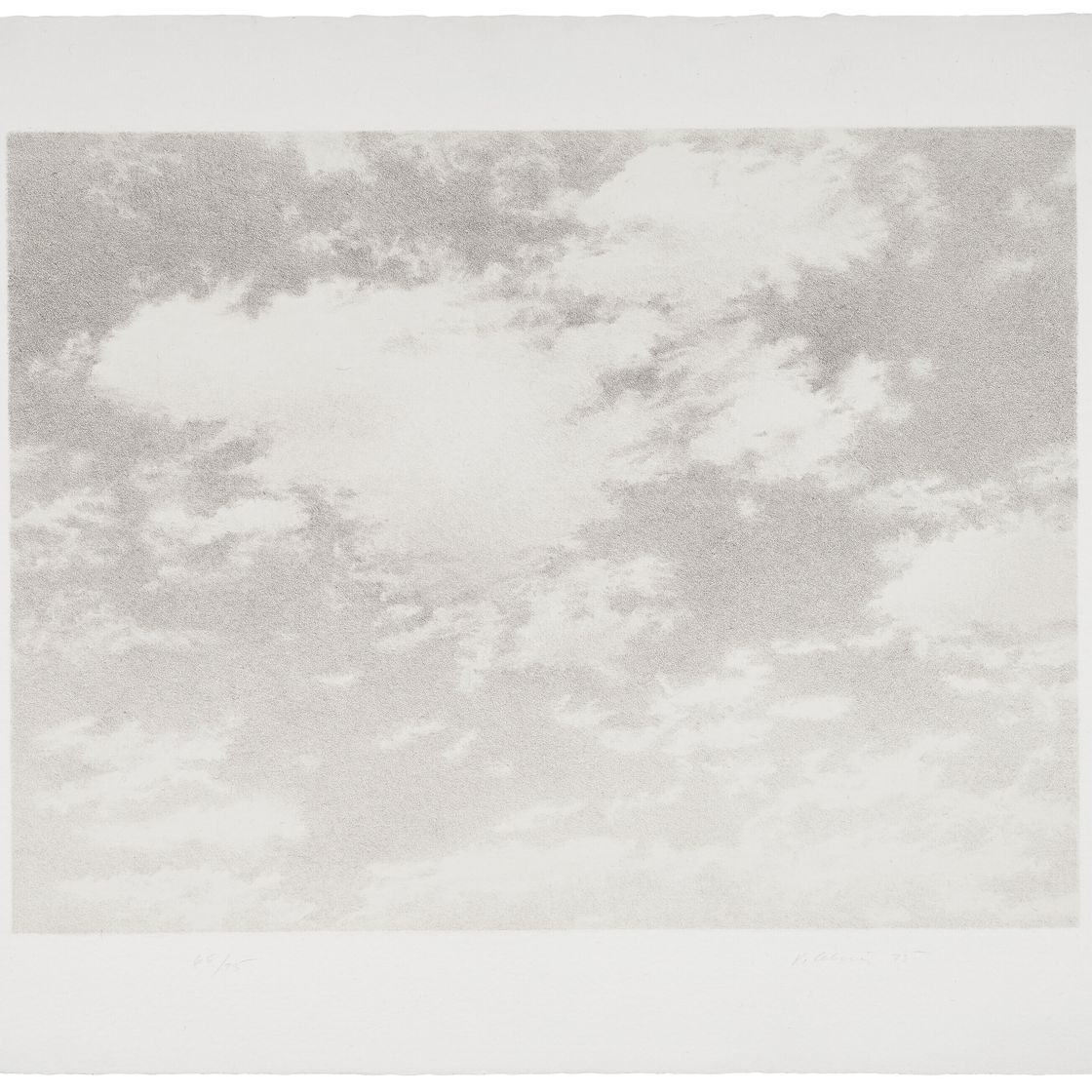 Vija Celmins — Небо, из портфолио без названия