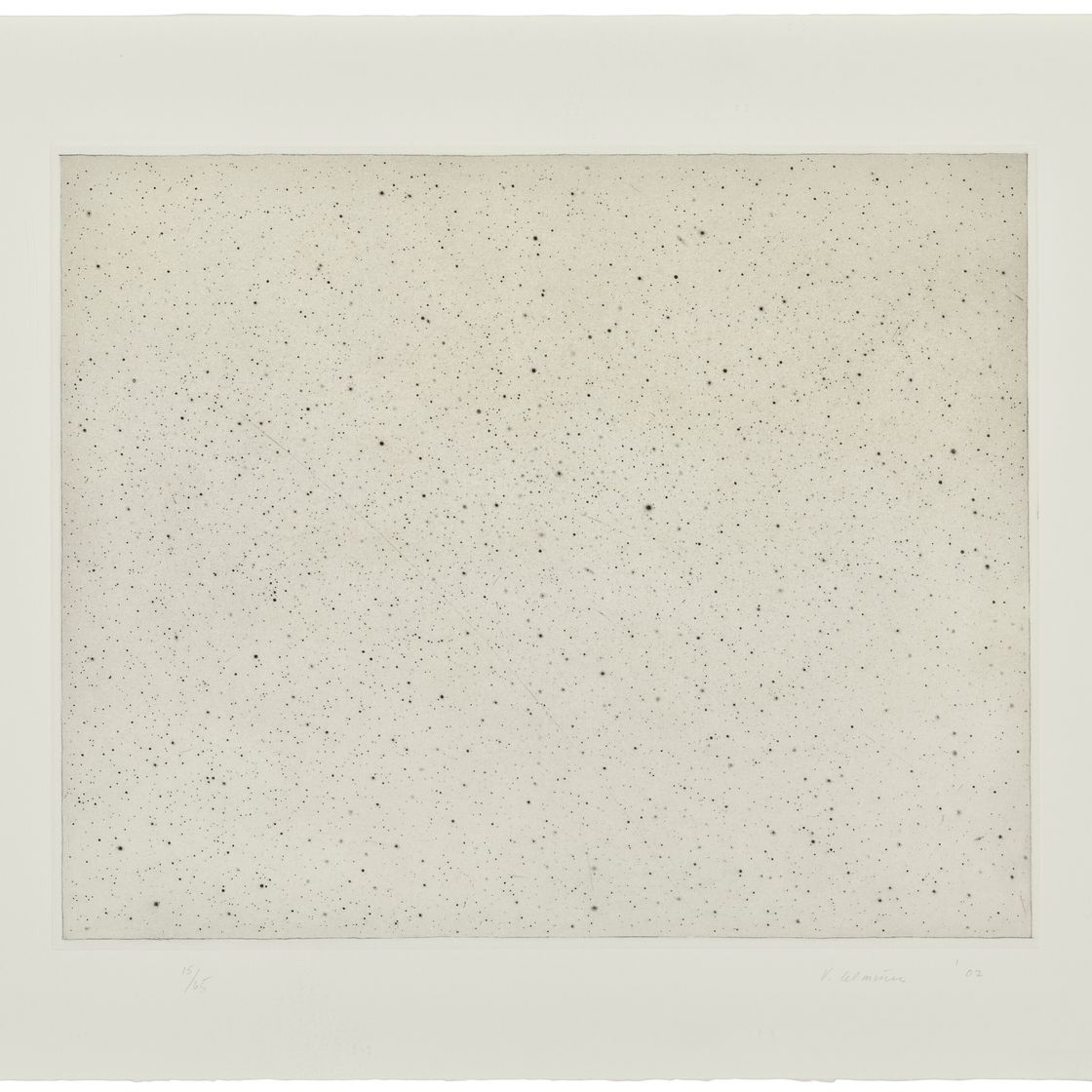 Vija Celmins — Ночное небо I (перевернутое)