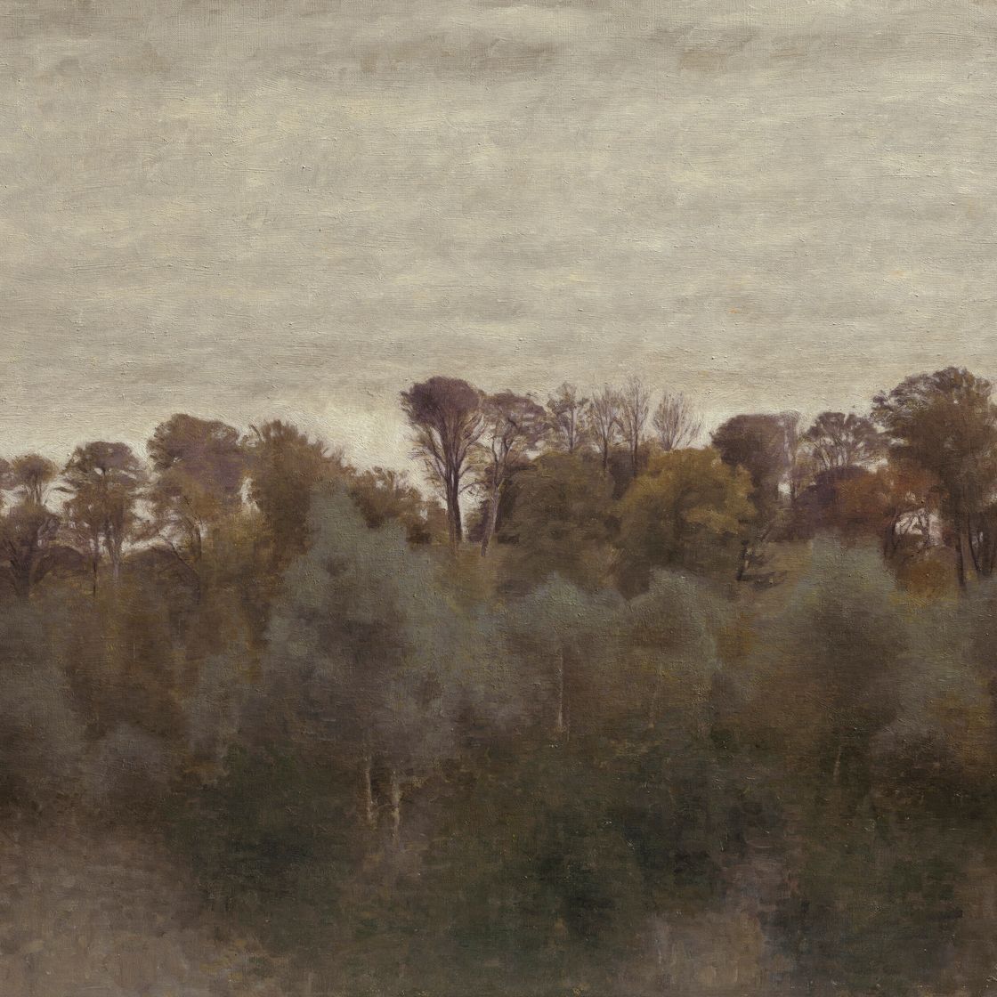 Vilhelm Hammershøi — Ландскаб. Соммер. Фра Райет вед Фарумсе, изображение 1