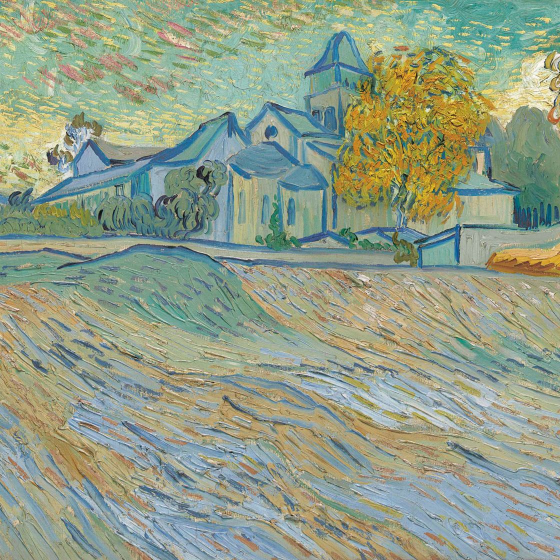 Vincent van Gogh — Улица Базилики и часовни Сен-Поль-де-Мавзолей (Сен-Реми)
