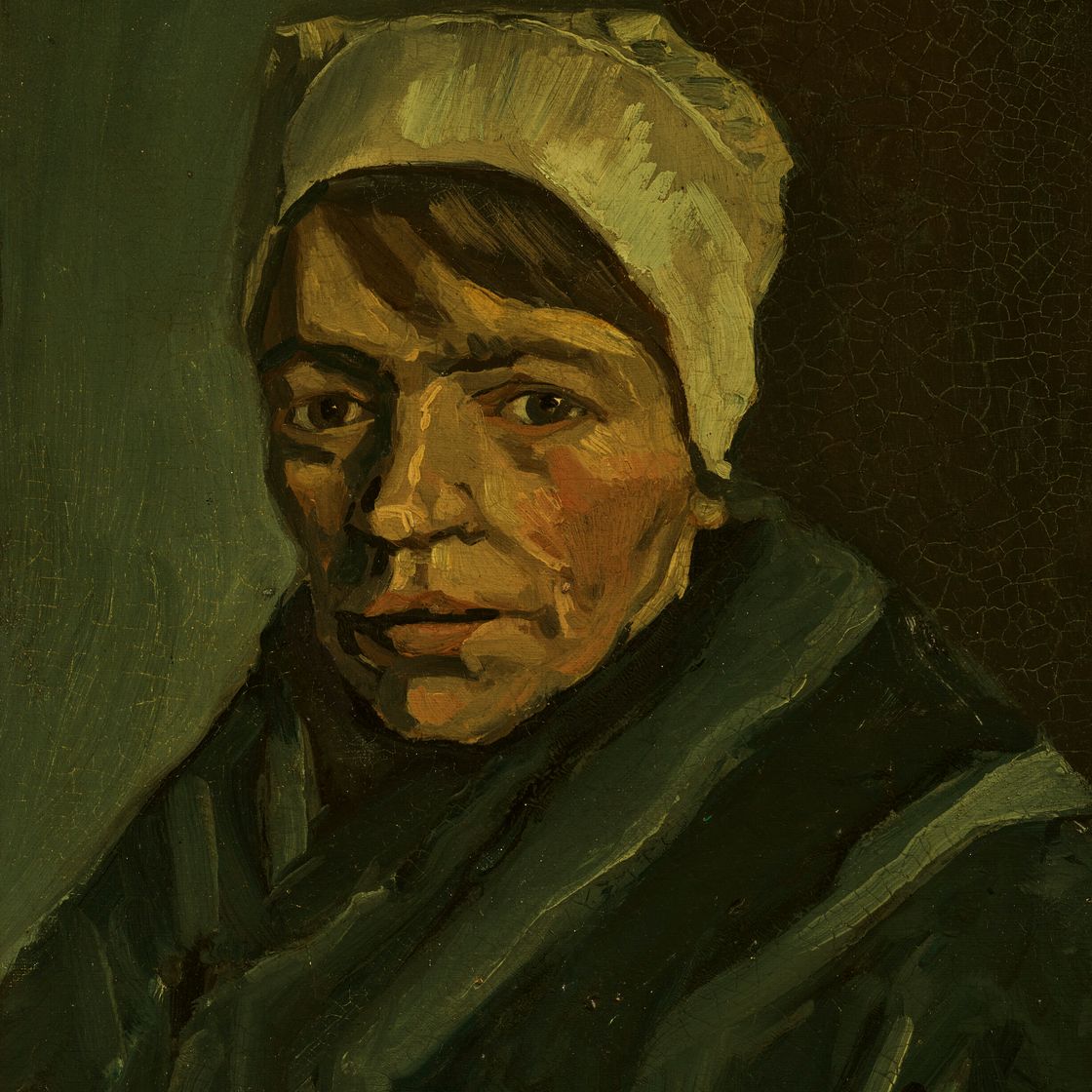 Vincent van Gogh — Коп ван ин Вроу встретил витте мутса ( голова женщины в белом чепце ), изображение 1