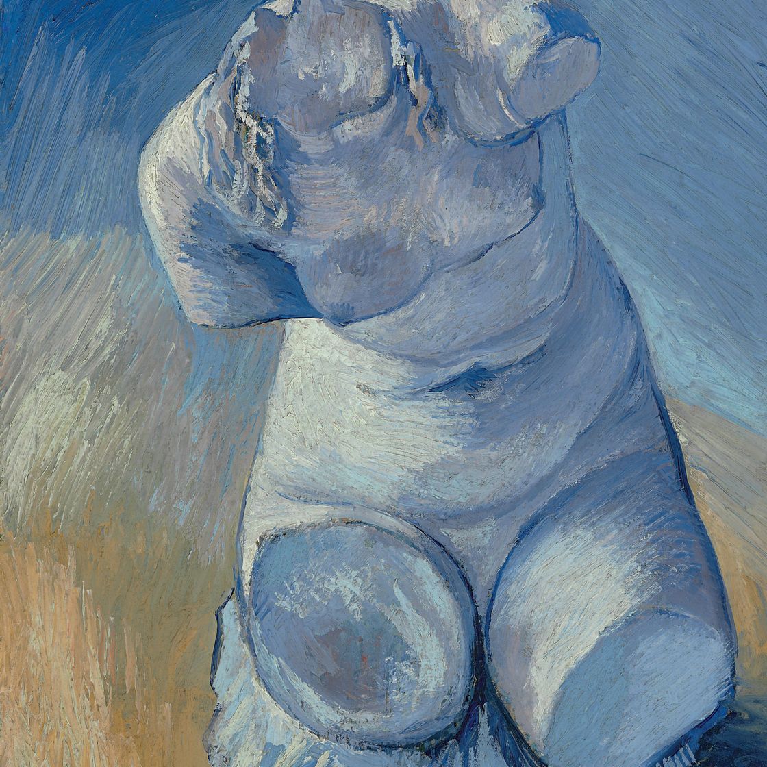 Vincent van Gogh — Статуэтка в стиле платтр: Женское туловище, цвет лица