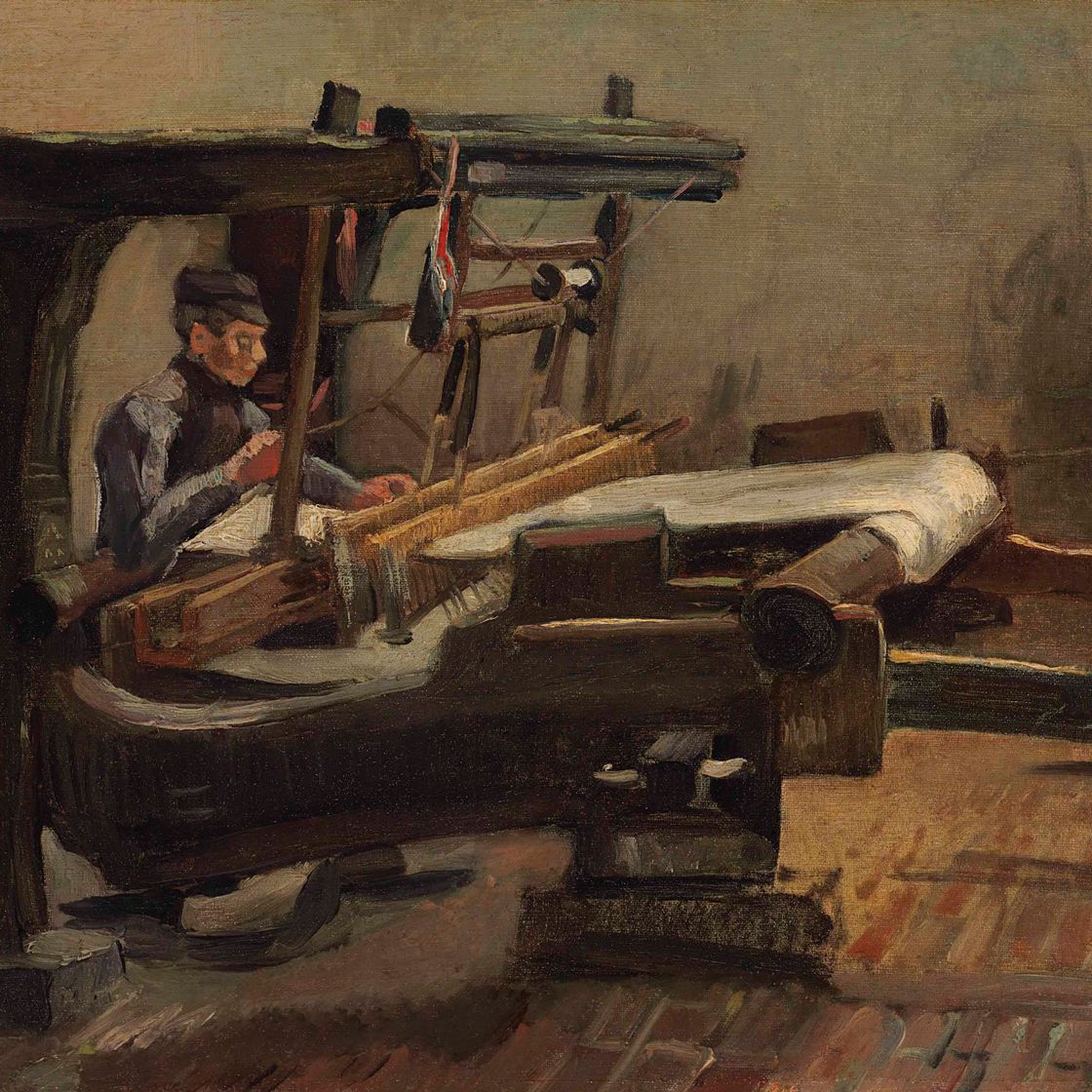 Vincent van Gogh — Вевер наар рехтс гекерд (Ткач, стоящий справа)