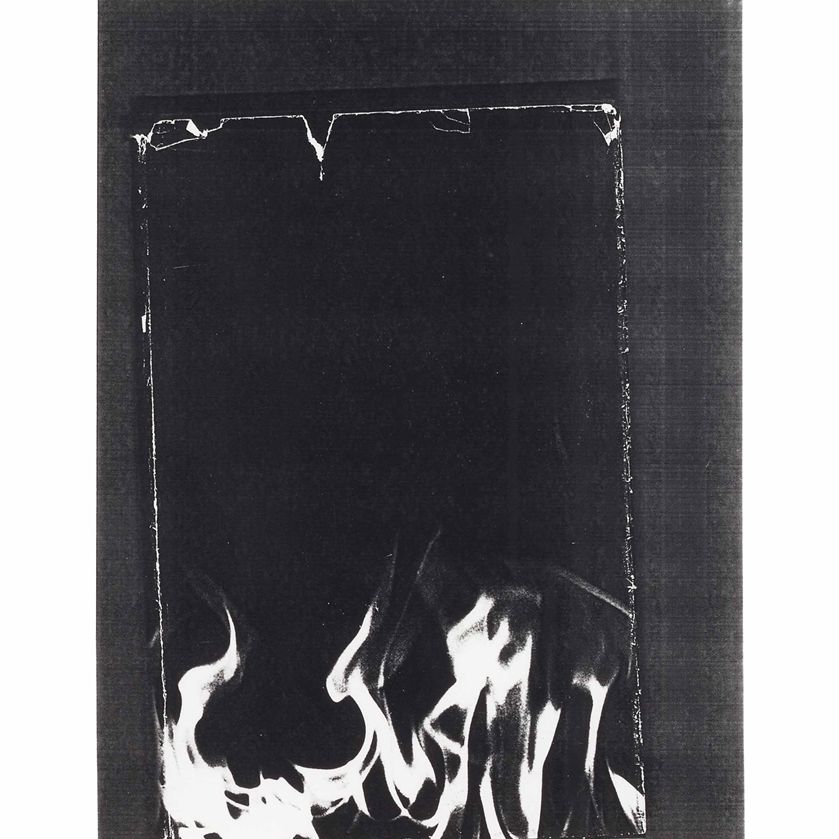 Wade Guyton — Без названия (Пламя)