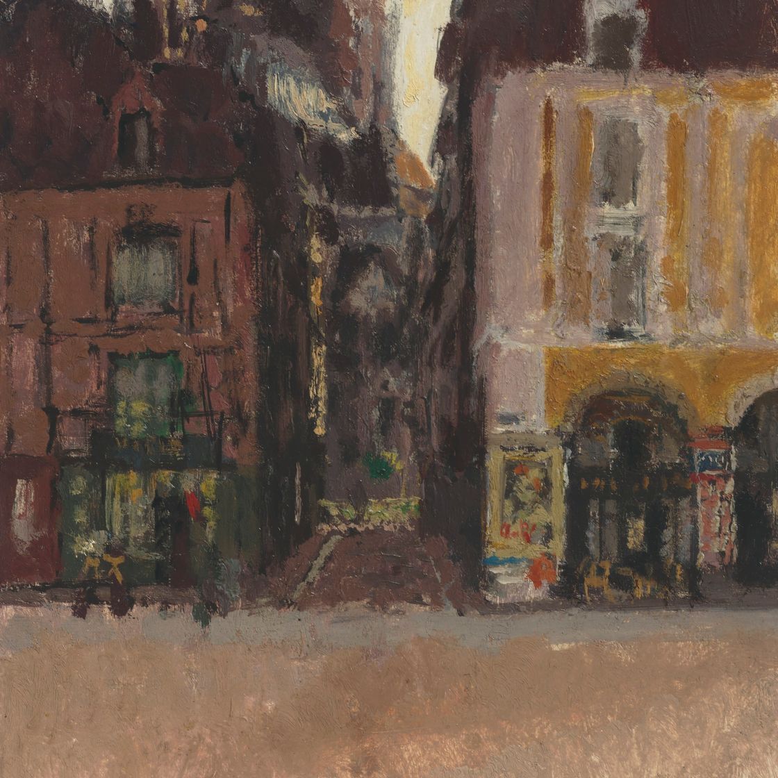 Walter Richard Sickert — Улица Нотр-Дам и набережная Дюкен, Дьепп, изображение 1