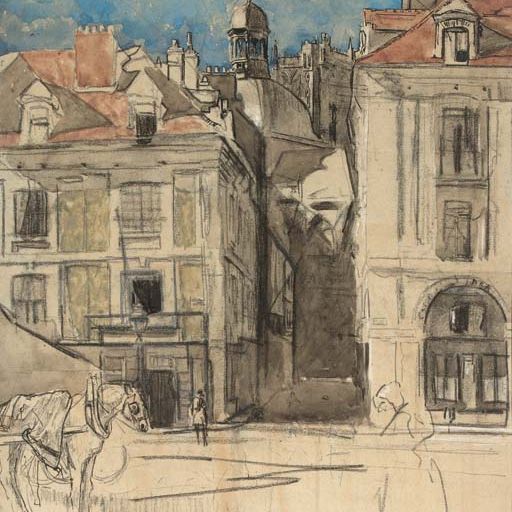 Walter Richard Sickert — Улица Нотр-Дам и набережная Дюкен