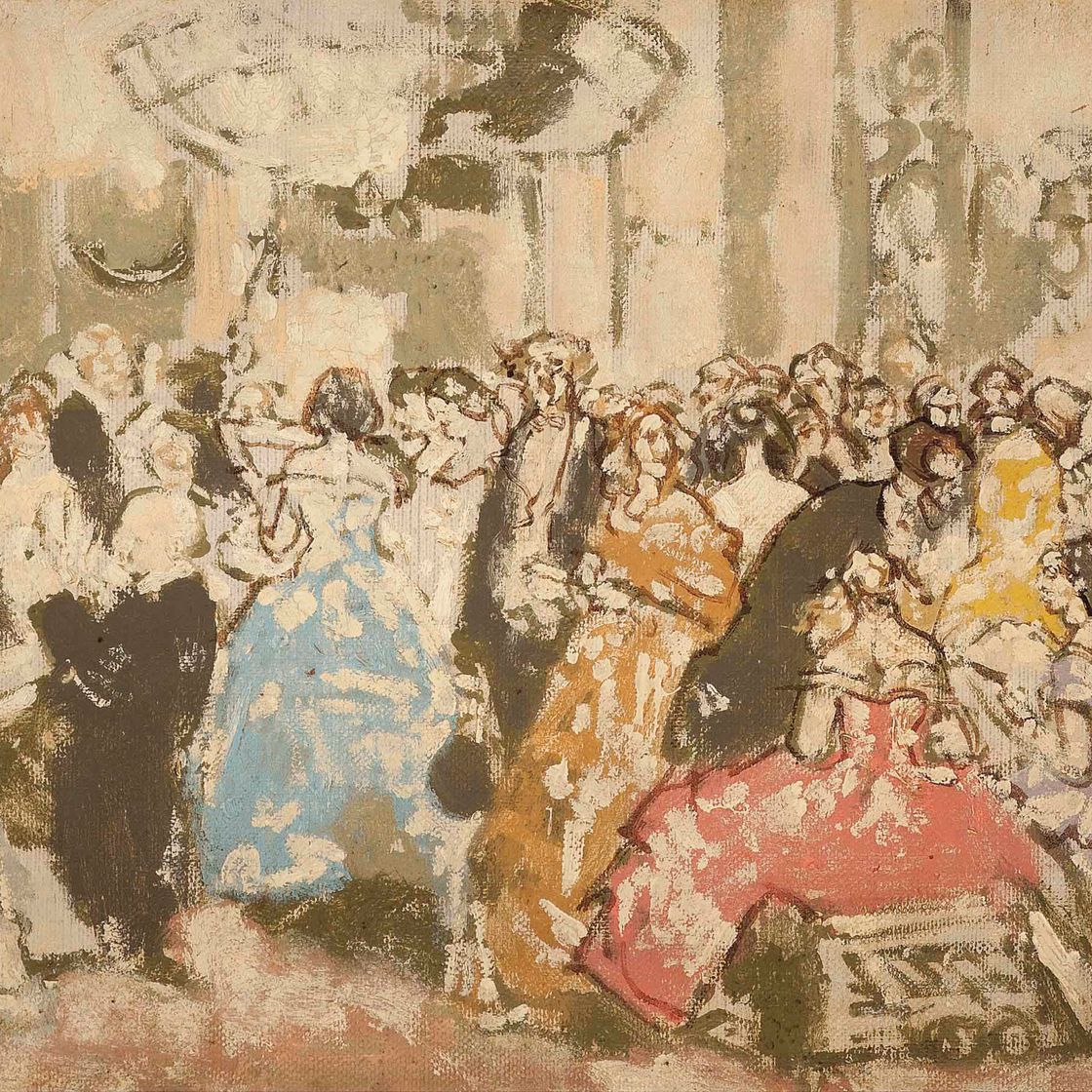 Walter Richard Sickert — Учеба в Glencora (в честь Джона Гилберта)