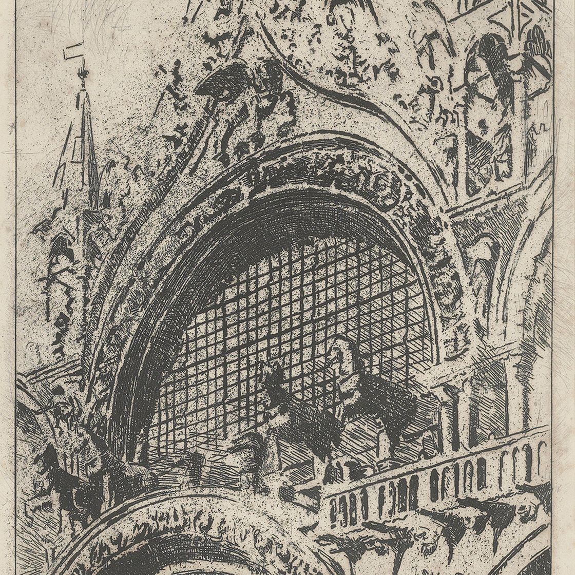 Walter Richard Sickert — Венеция, Лошади Святого Марка (Третья версия)