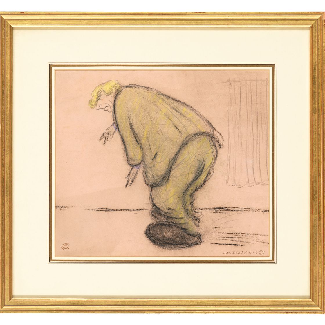 Walter Richard Sickert — Портрет Уолтера Ричарда Сикерта (спереди) и женский портрет ( сзади ), изображение 1