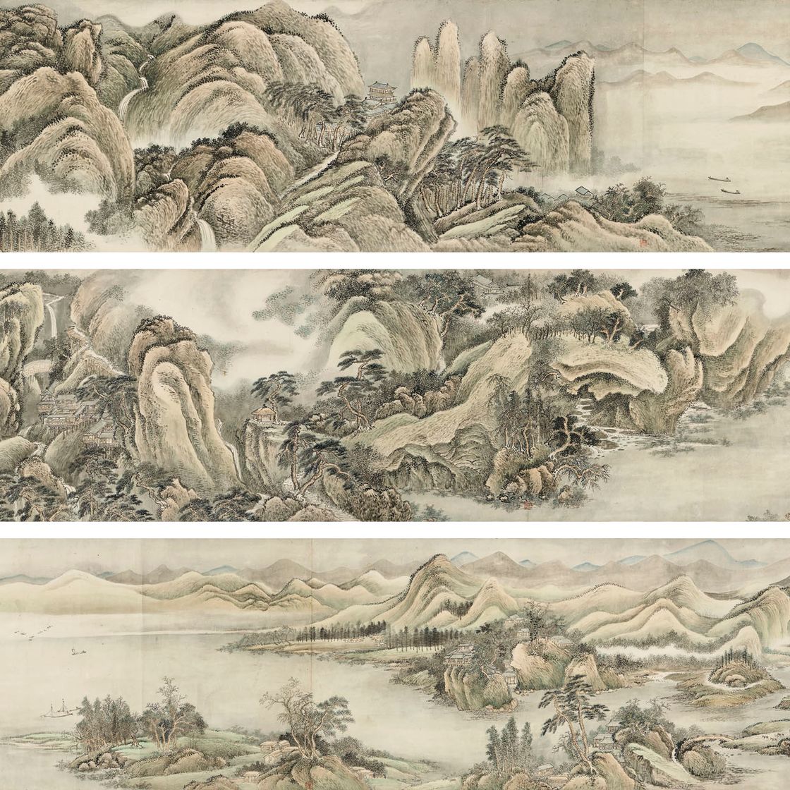 Wang Hui — Бесконечные ручьи и горы