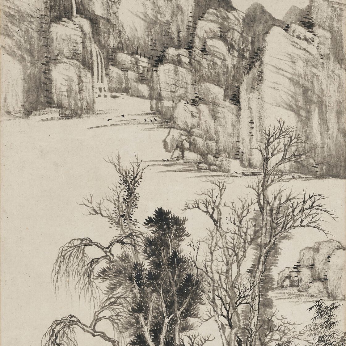 Wang Hui — Учеба в Зимнем лесу, изображение 1