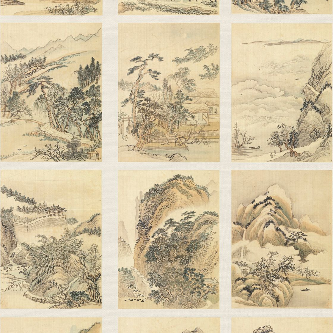 Wang Hui — Пейзажи в стиле Юань, изображение 2