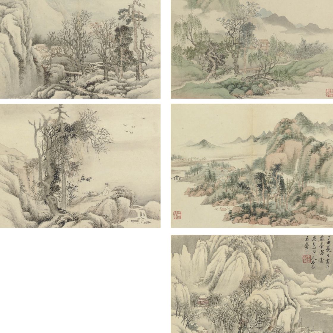 Wang Hui — пейзажи