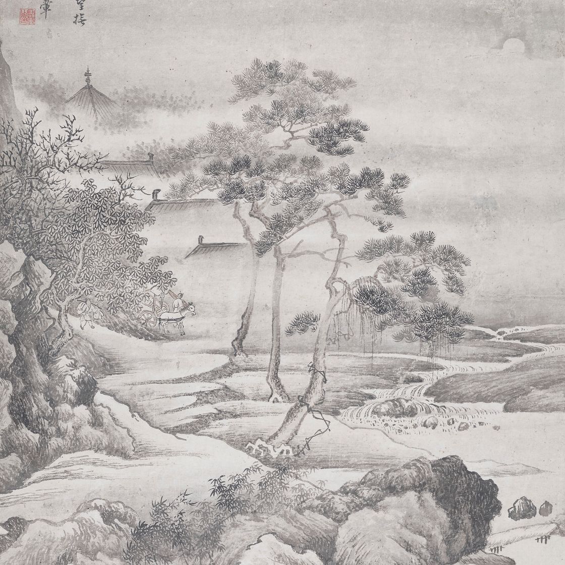 Wang Hui — Пейзаж после Вэнь Чжэнмина, изображение 1