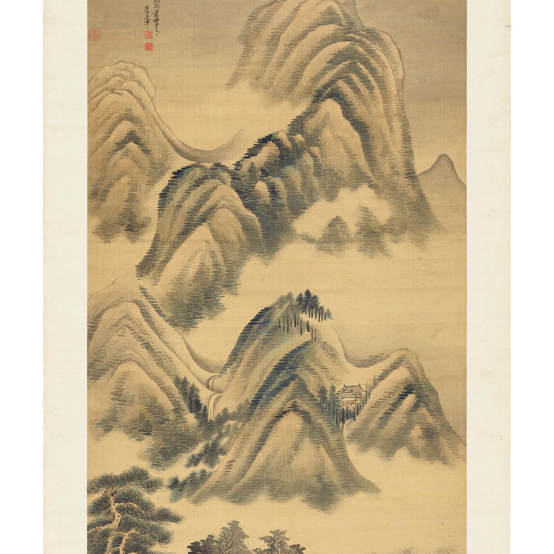 Wang Hui — Туманные горы, изображение 2