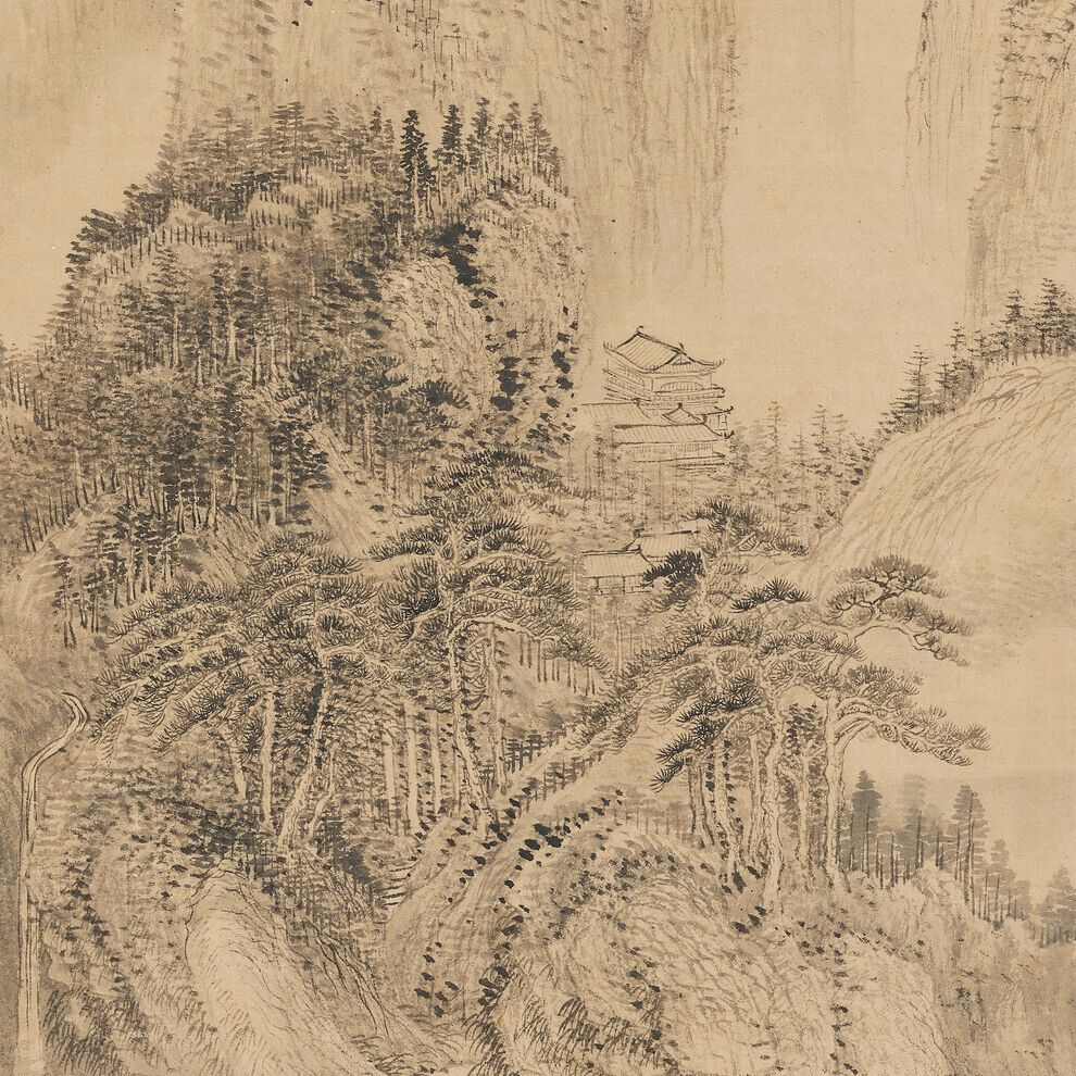 Wang Hui — Пейзаж в честь Ван Мэна, изображение 1