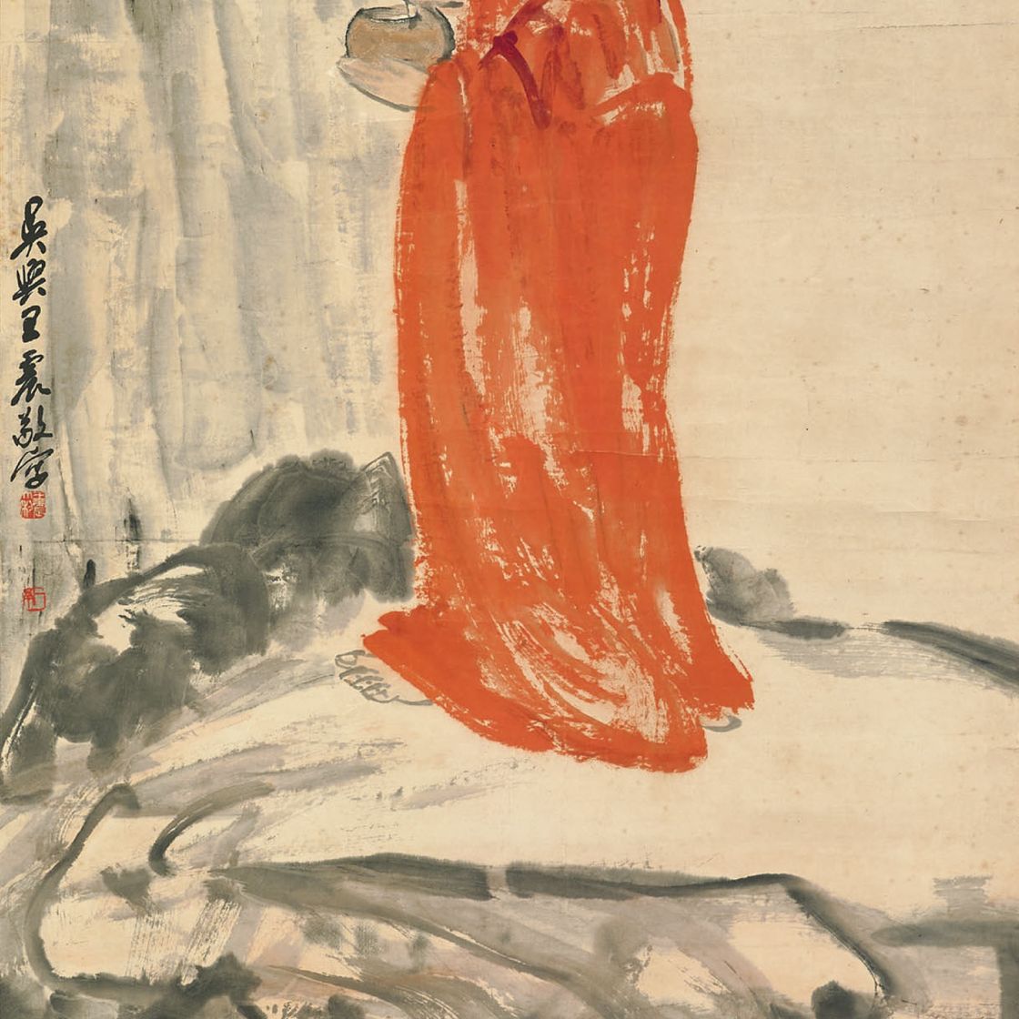 Wang Zhen — Монах в красном