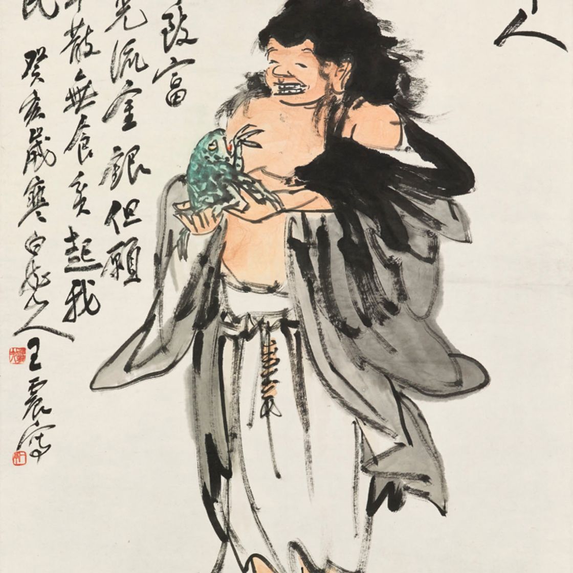 Wang Zhen — Лю Хай играет с жабой