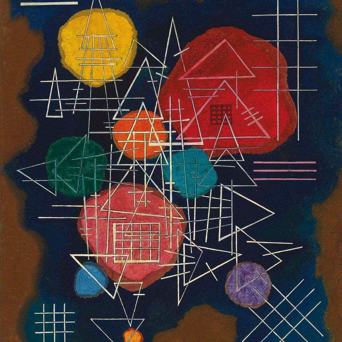 Wassily Kandinsky — Verschleiertes Glühen (Скрытое свечение)