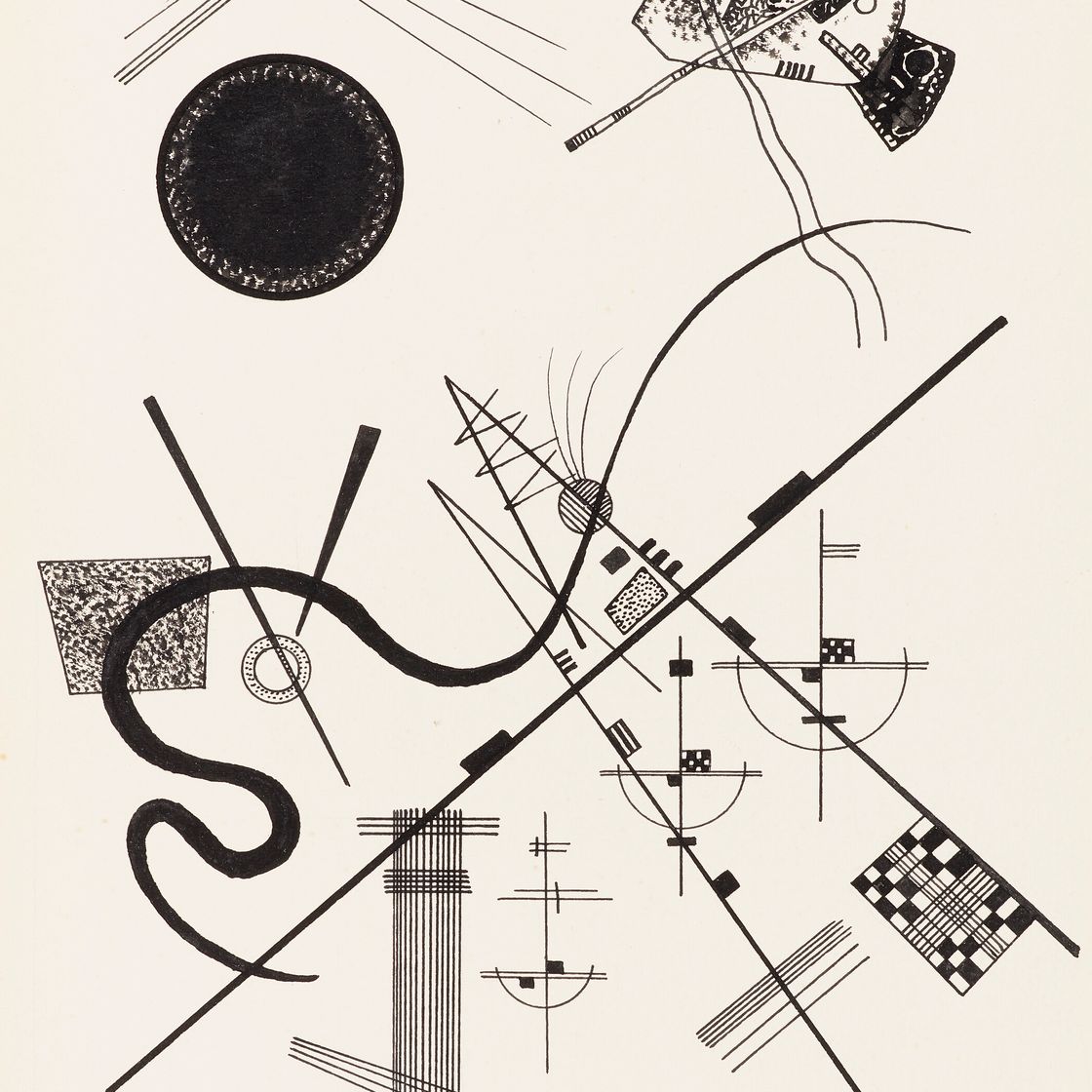 Wassily Kandinsky — Он Тител ("Десерт для альманаха "Европа", 1925), изображение 1