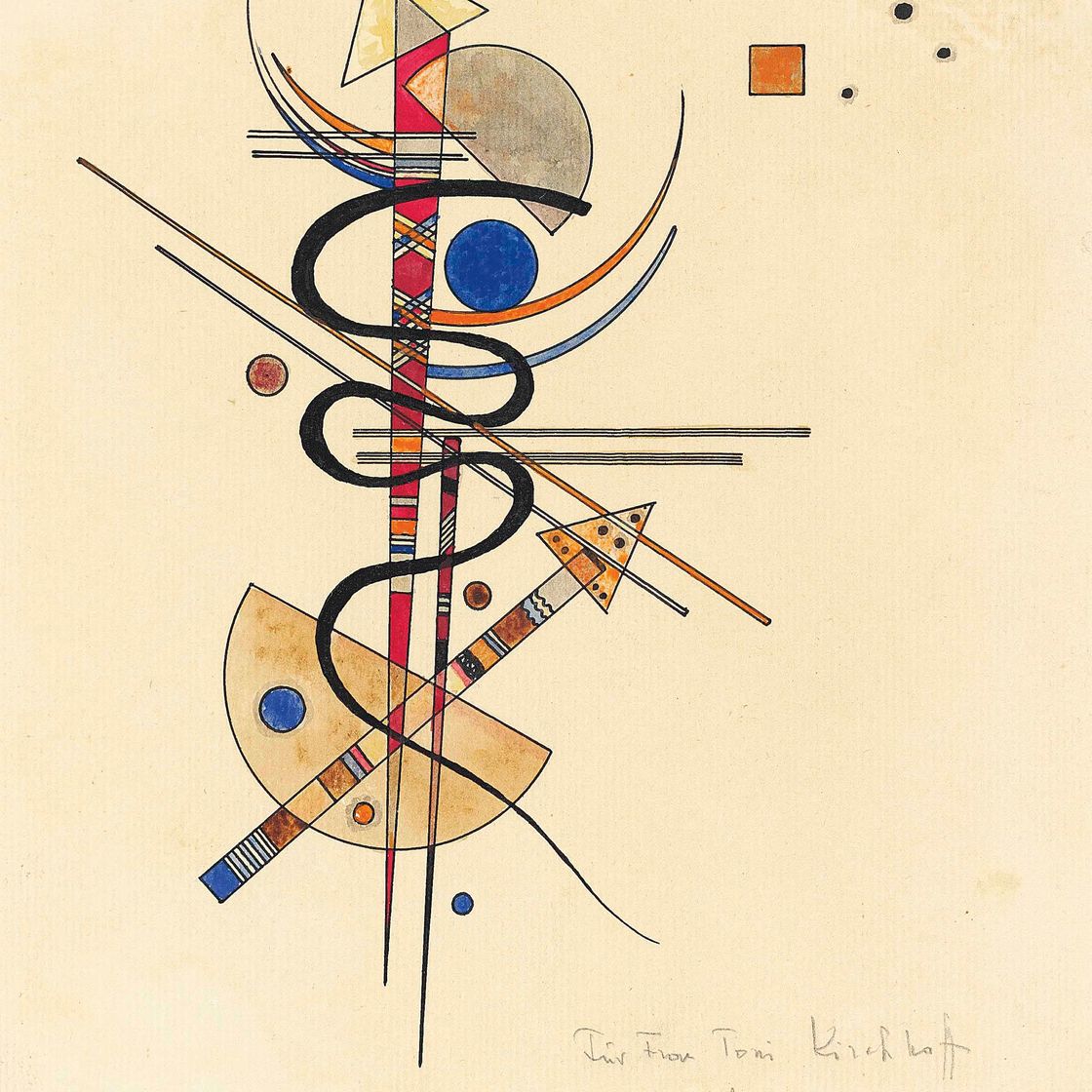 Wassily Kandinsky — Акварель для фрау Тони Кирххофф