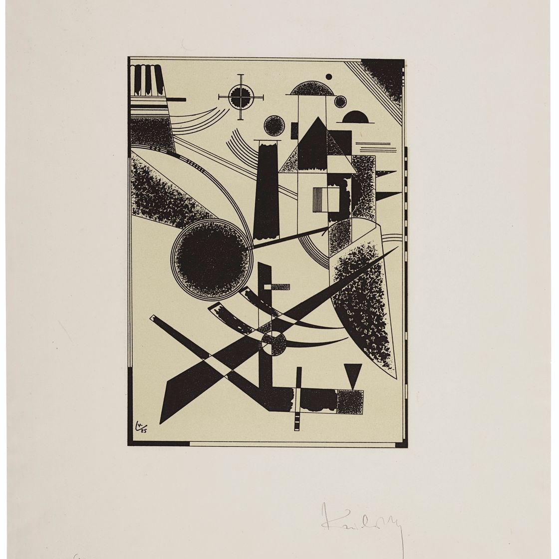Wassily Kandinsky — Литография № III