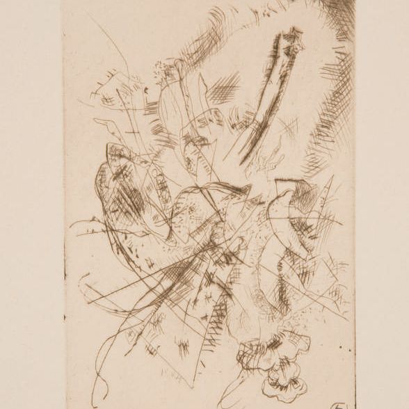 Wassily Kandinsky — Радиерунг, 1916, № II (Ретель, 154)