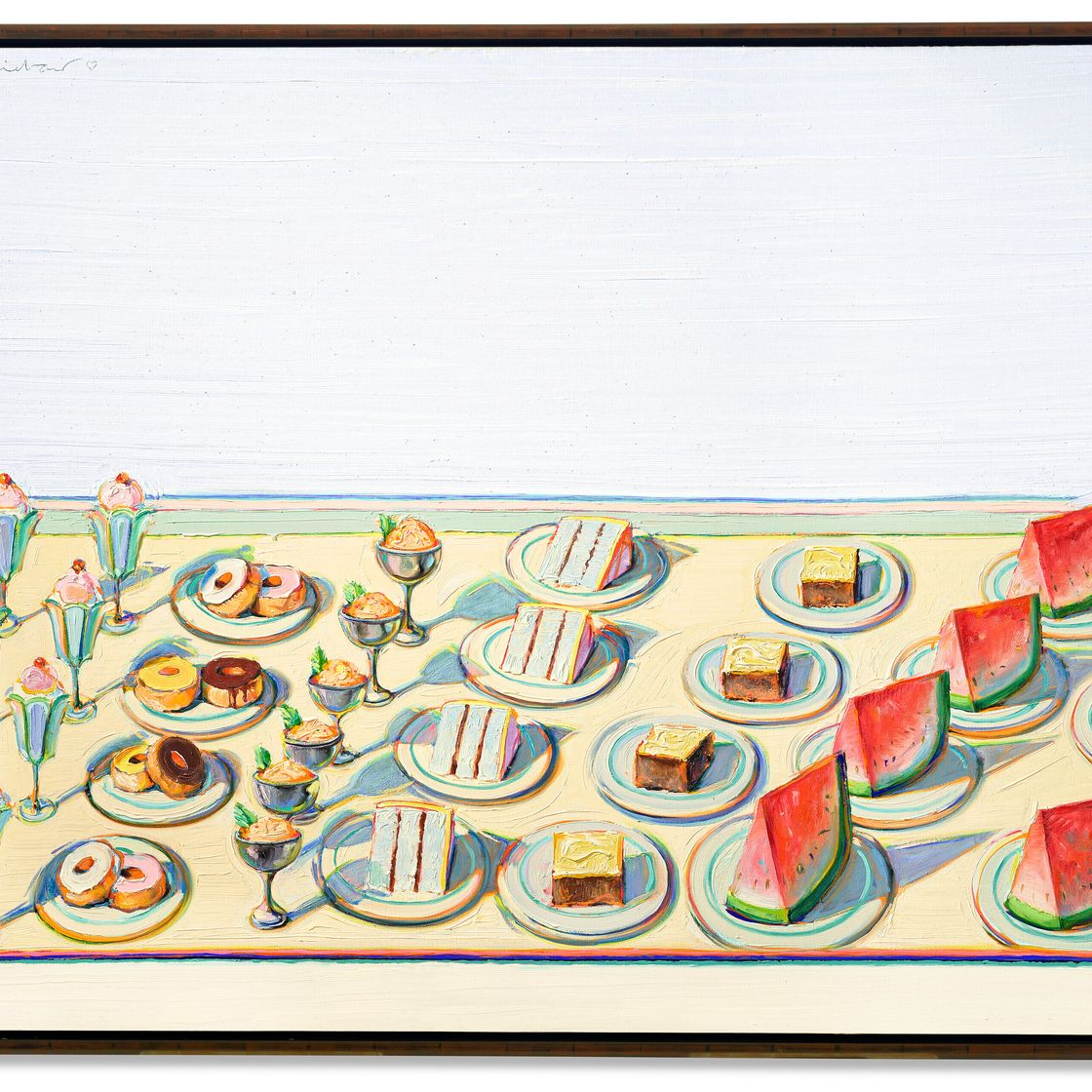 Wayne Thiebaud — Десертный стол, изображение 2