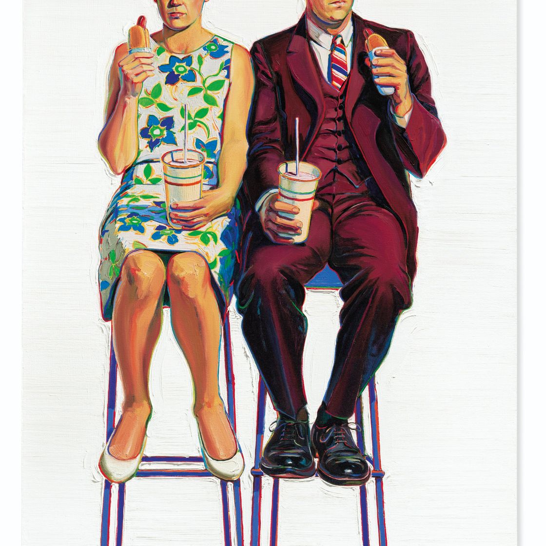 Wayne Thiebaud — Поедание фигурок (быстрый перекус)