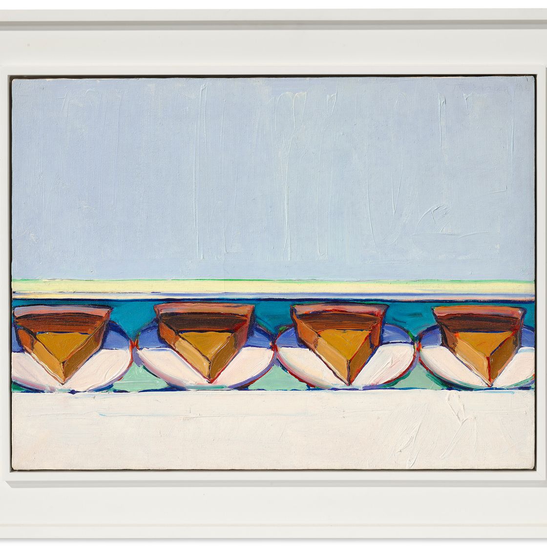 Wayne Thiebaud — Кусочки тыквы, изображение 2