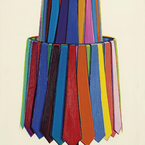 Wayne Thiebaud — Вешалка для галстуков