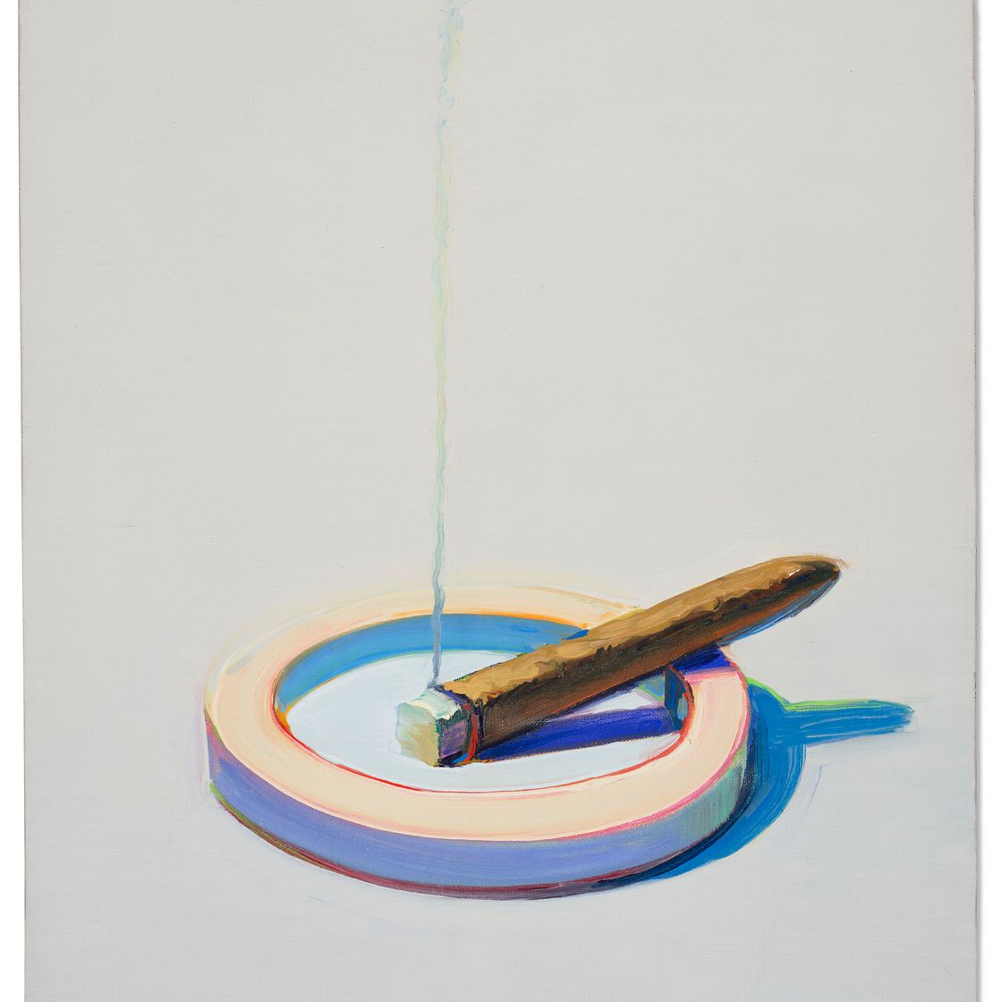 Wayne Thiebaud — Сигара в пепельнице, изображение 1
