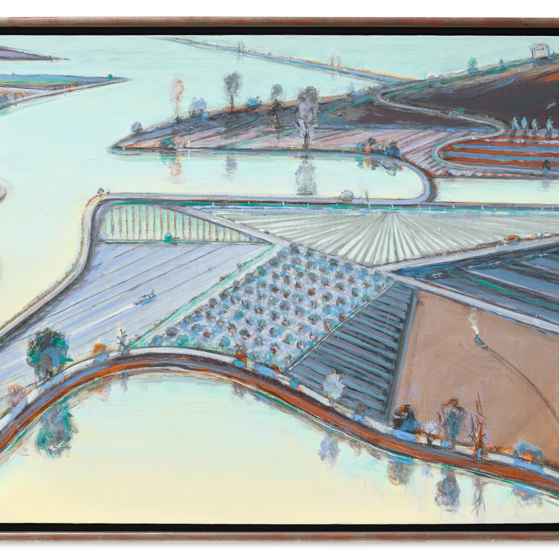 Wayne Thiebaud — Болота дельты, изображение 3