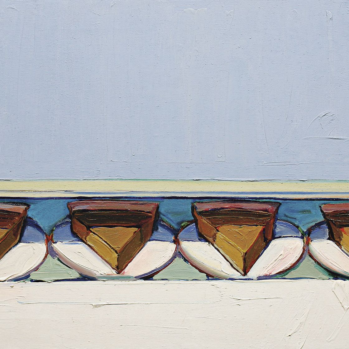 Wayne Thiebaud — Кусочки тыквы