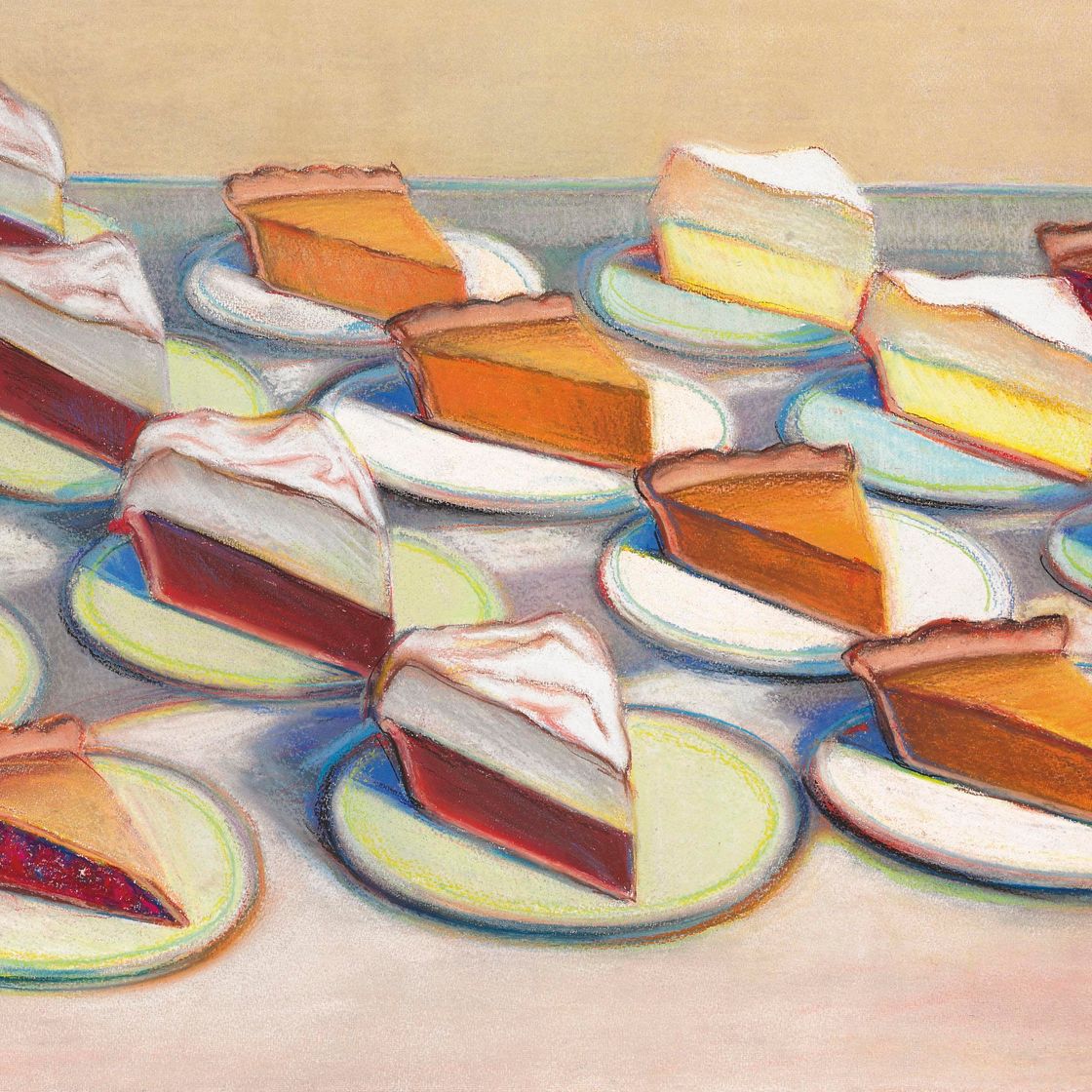 Wayne Thiebaud — Шестнадцать пирогов