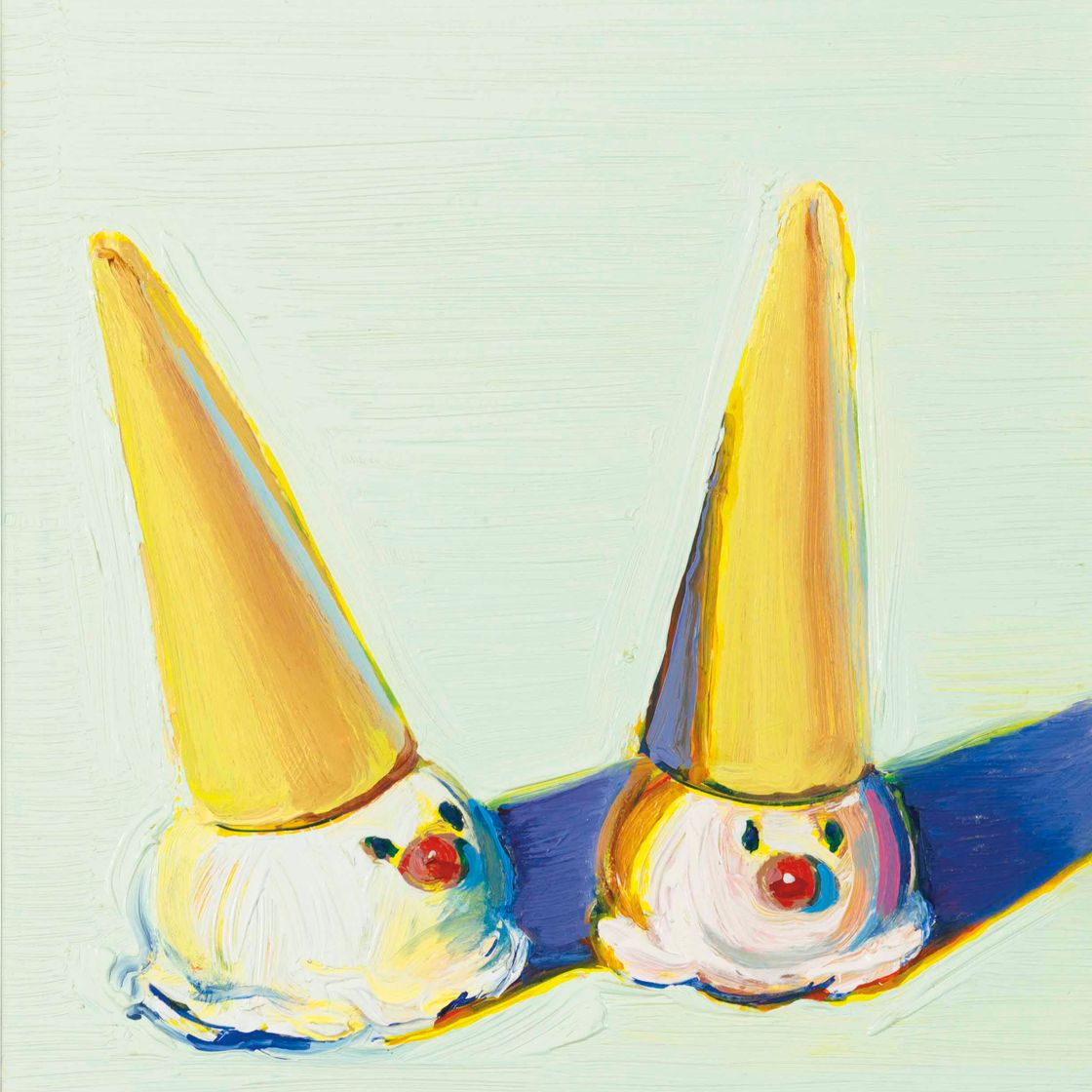 Wayne Thiebaud — Два веселых конуса