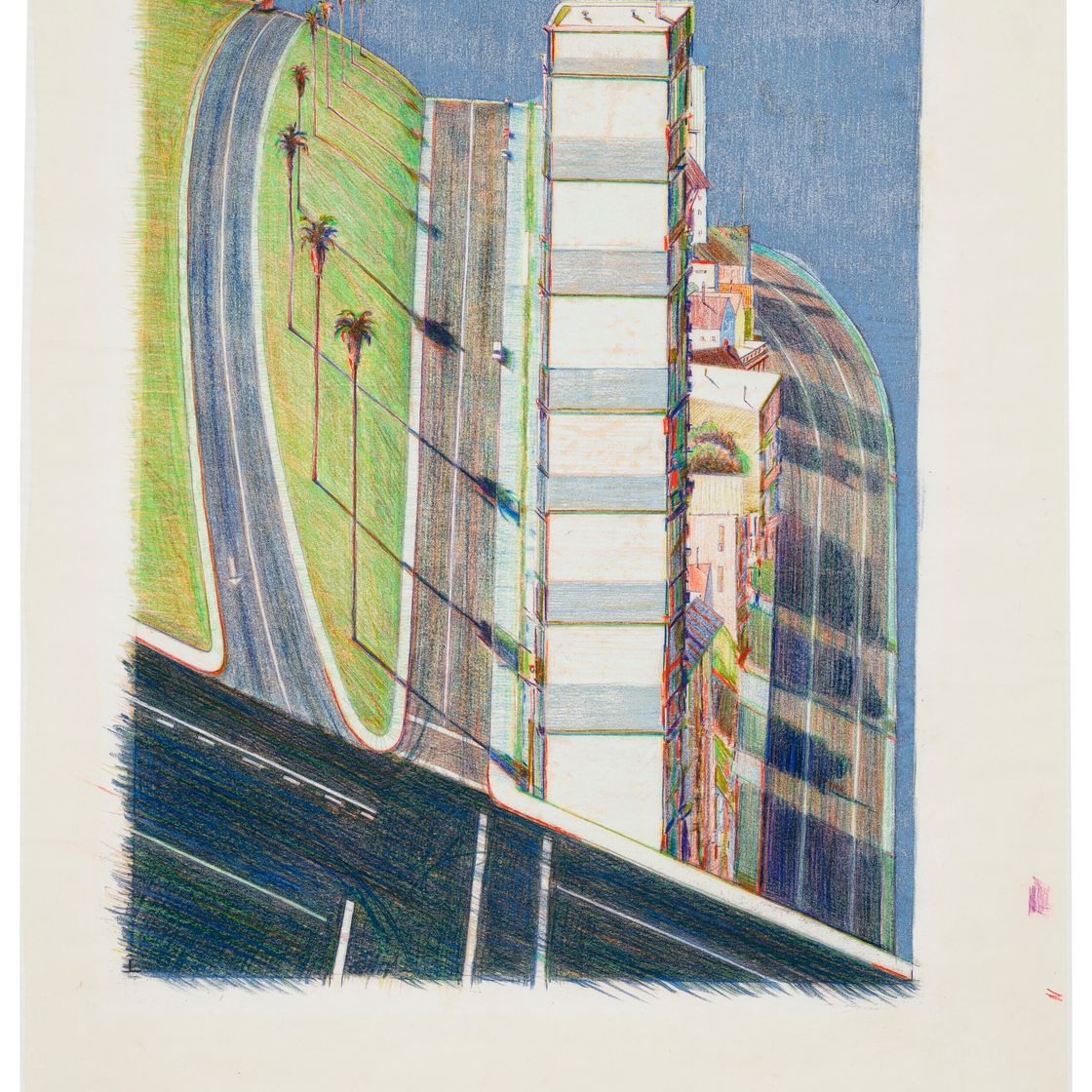 Wayne Thiebaud — Пальмовый хребет, изображение 2