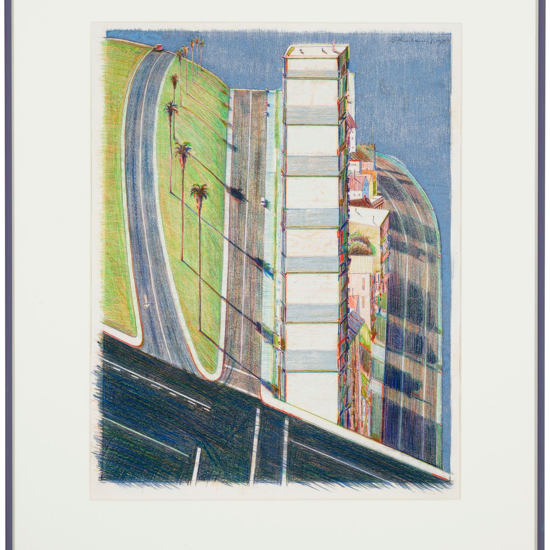 Wayne Thiebaud — Пальмовый хребет, изображение 3