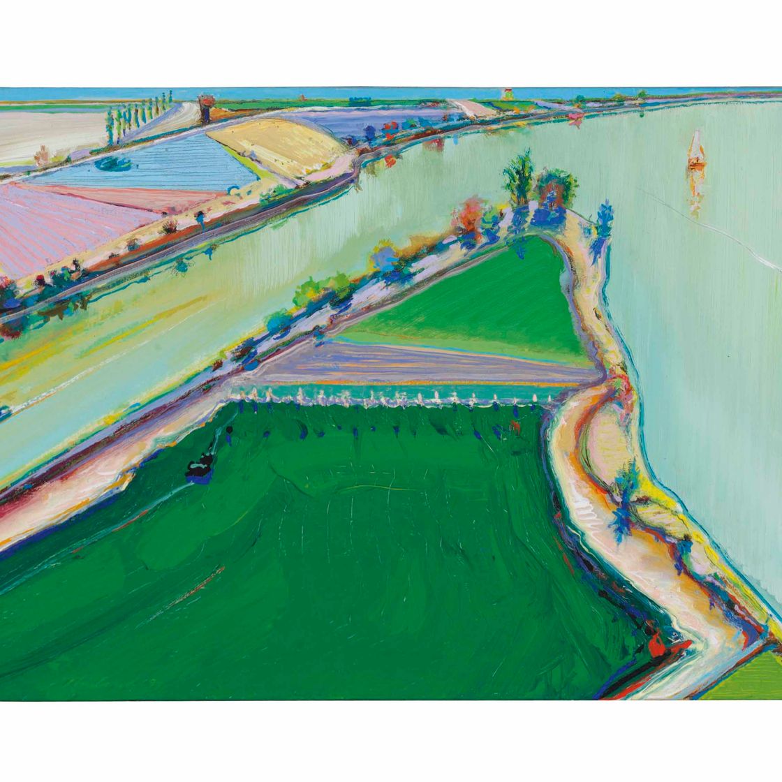 Wayne Thiebaud — Речные суда