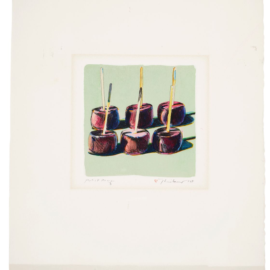 Wayne Thiebaud — Засахаренные яблоки от "Деликатесов", изображение 3