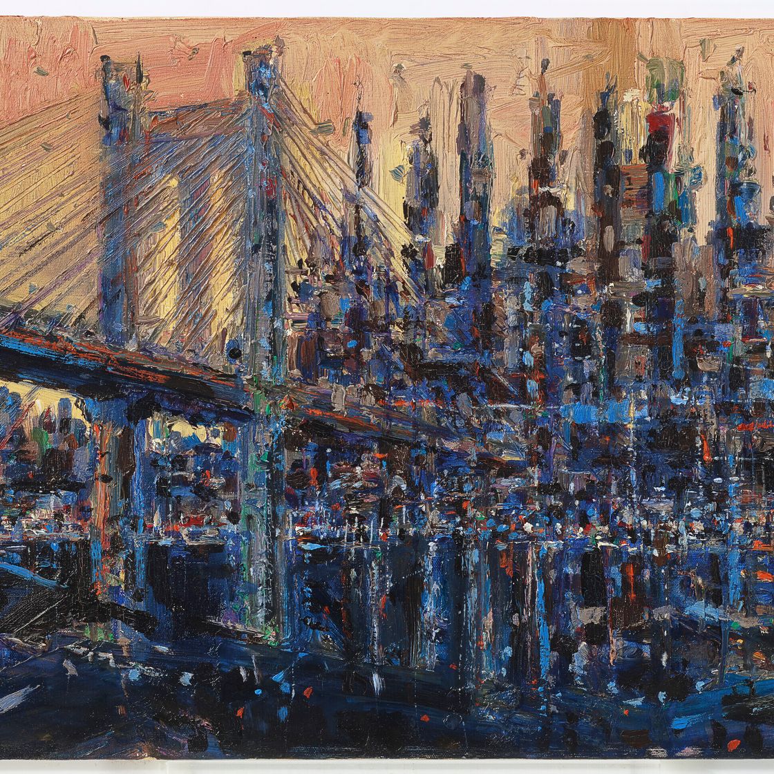 Wayne Thiebaud — Город-мост, изображение 1