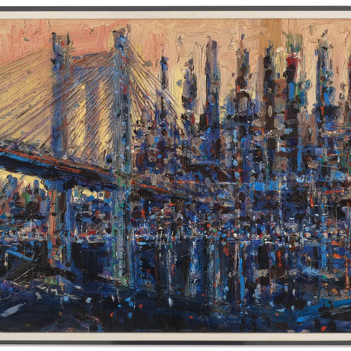 Wayne Thiebaud — Город-мост, изображение 2