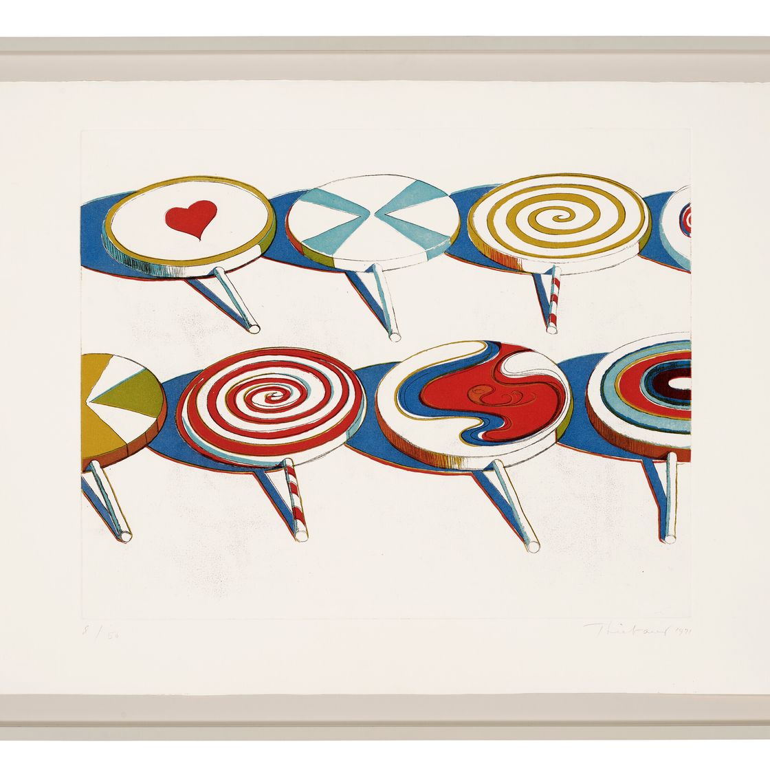 Wayne Thiebaud — Большие лохи, из семи натюрмортов и кролика, изображение 2