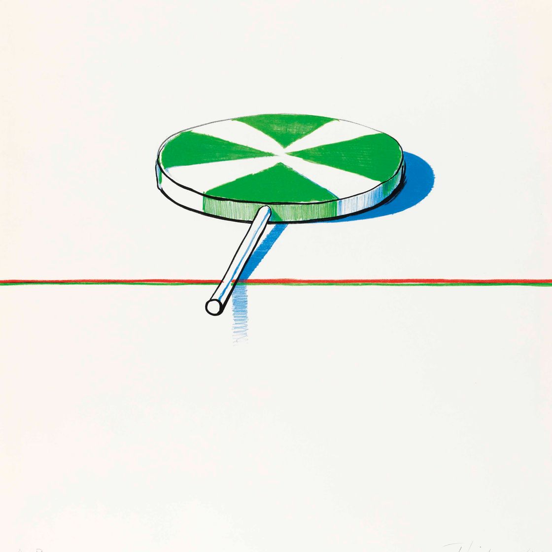 Wayne Thiebaud — Большой сосунок, из семи натюрмортов и кролика