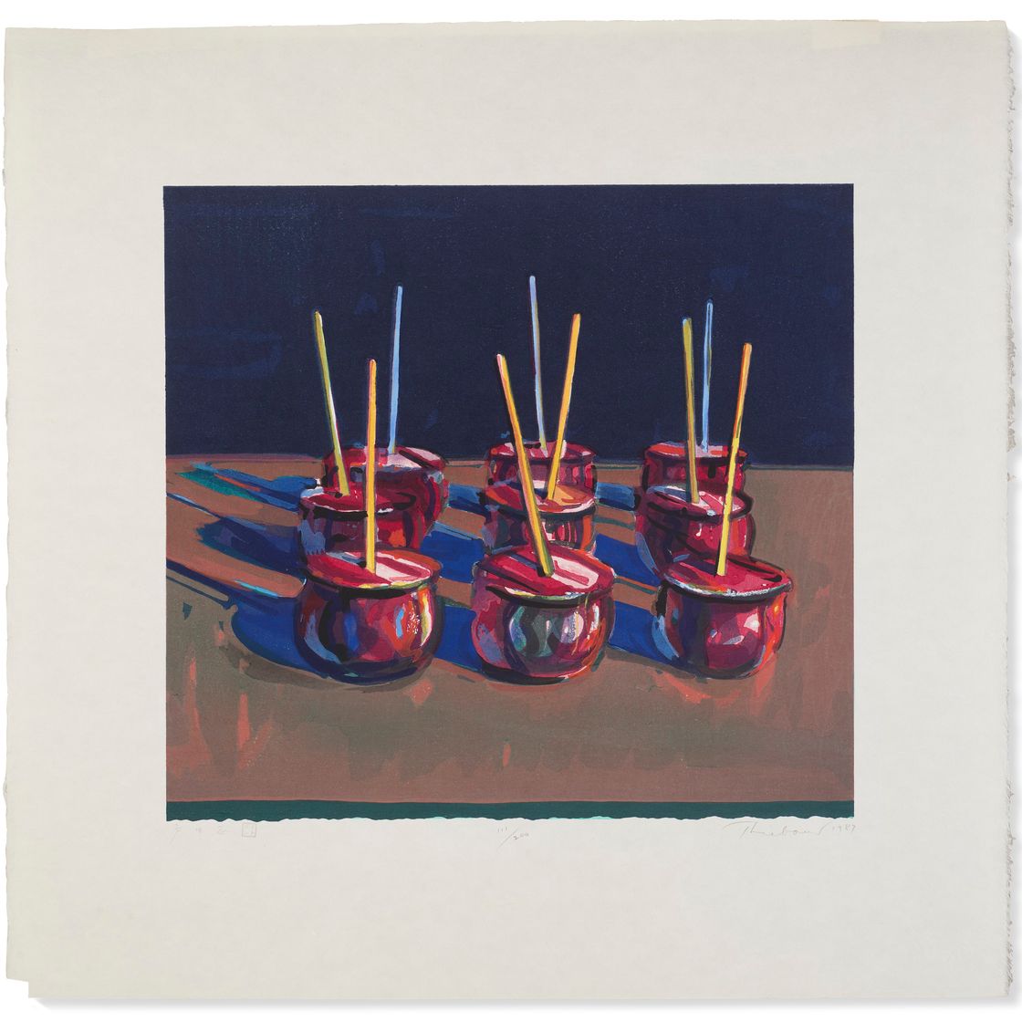 Wayne Thiebaud — Засахаренные яблоки