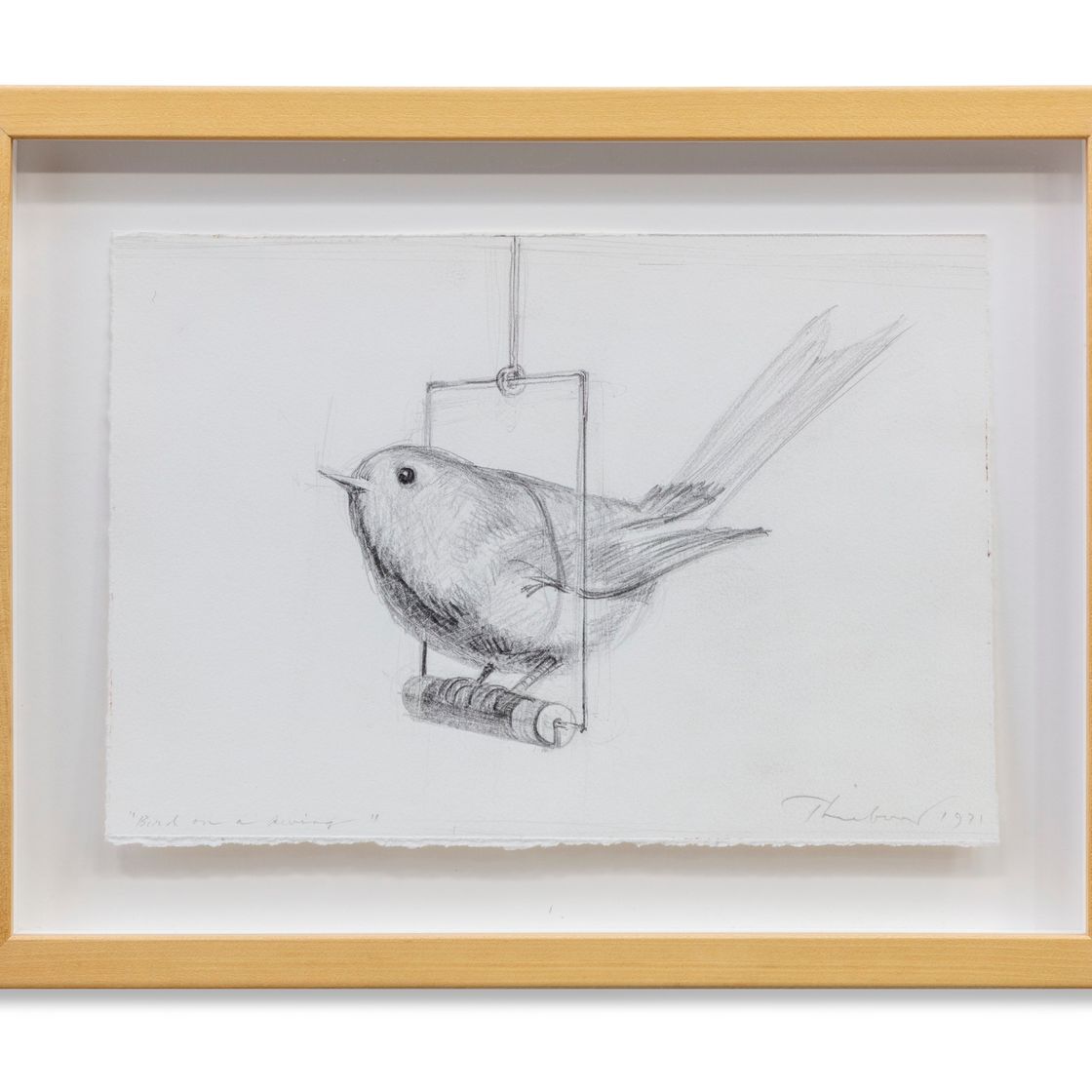 Wayne Thiebaud — Птица на качелях, изображение 2