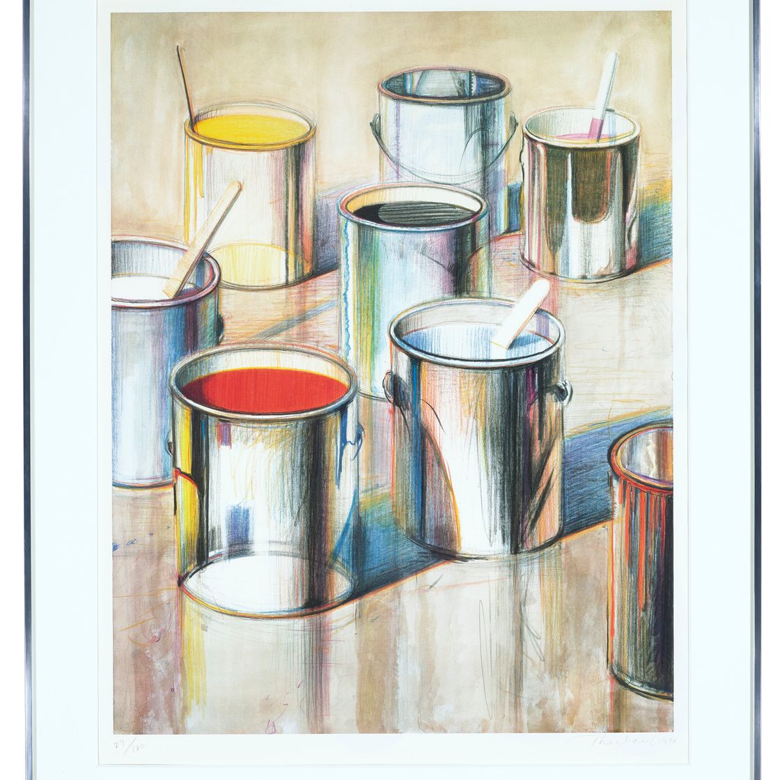 Wayne Thiebaud — Банки с краской, изображение 2