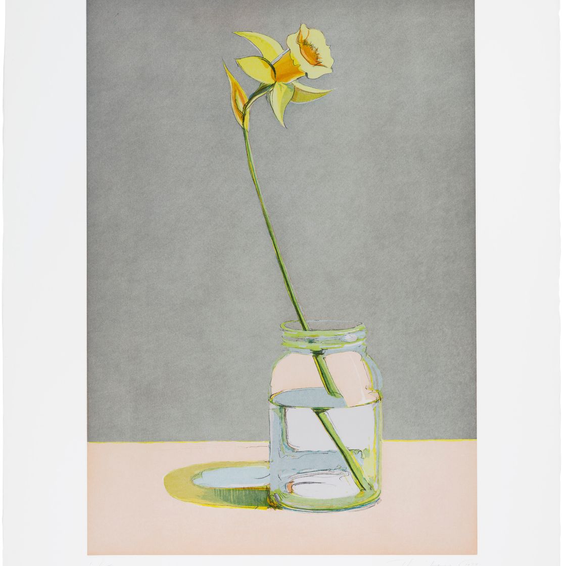 Wayne Thiebaud — Нарцисс, с недавних гравюр, которые я