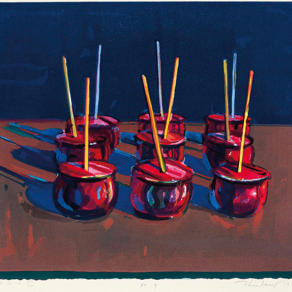 Wayne Thiebaud — Засахаренные яблоки