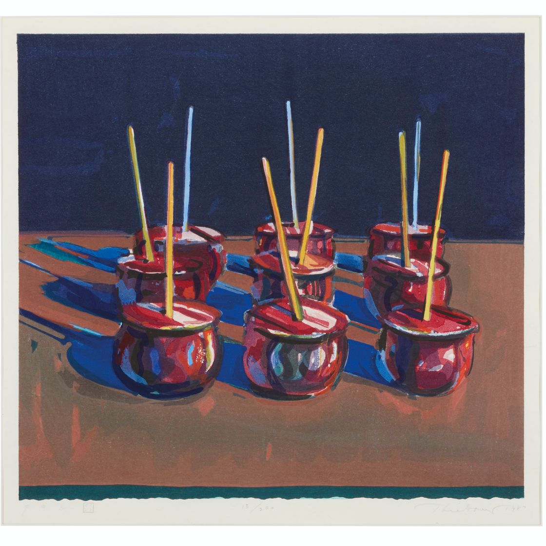 Wayne Thiebaud — Засахаренные яблоки